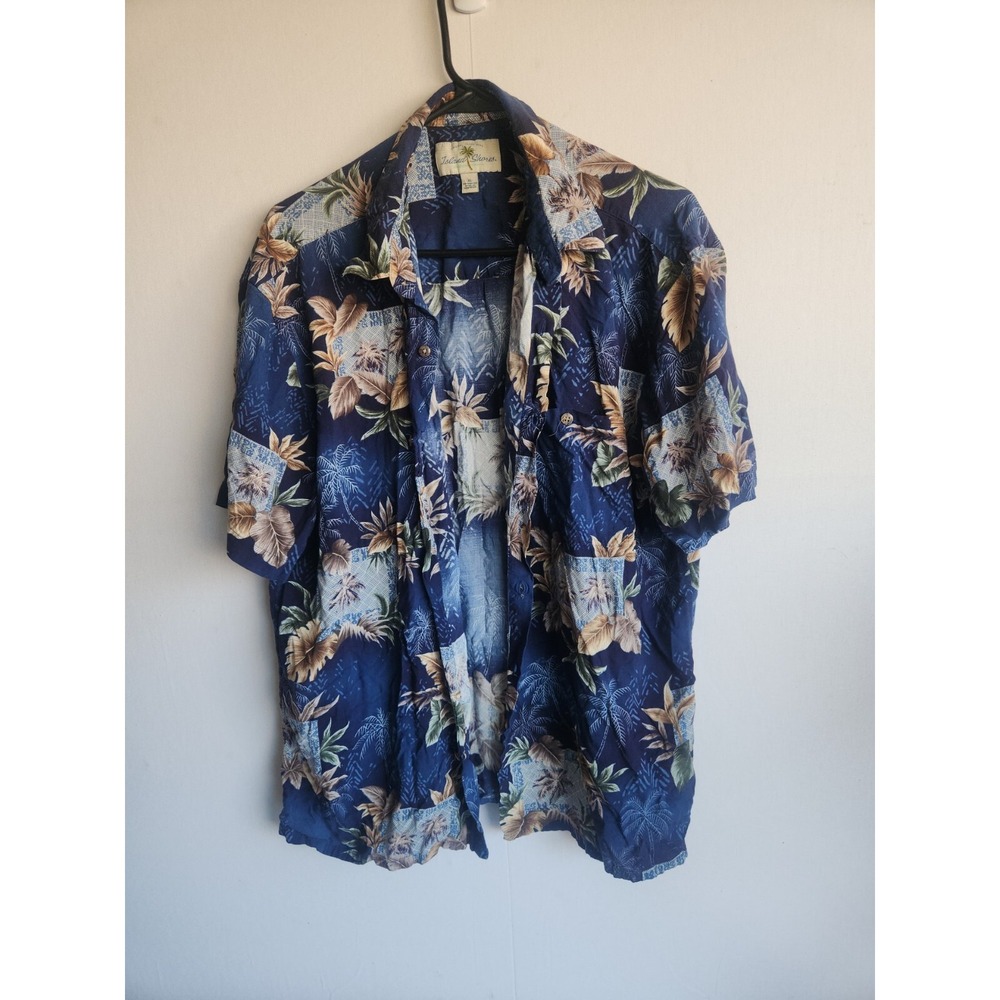 Island Shores Hawaiian Men's Shirt XL Button Up
